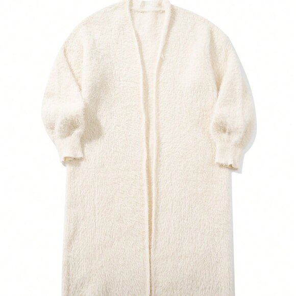 Apricot Casual Women's Loose Textured Cardigan - Picture 6 of 11